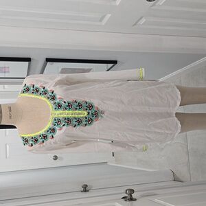 Boho-Chic Sheer Beaded  Top